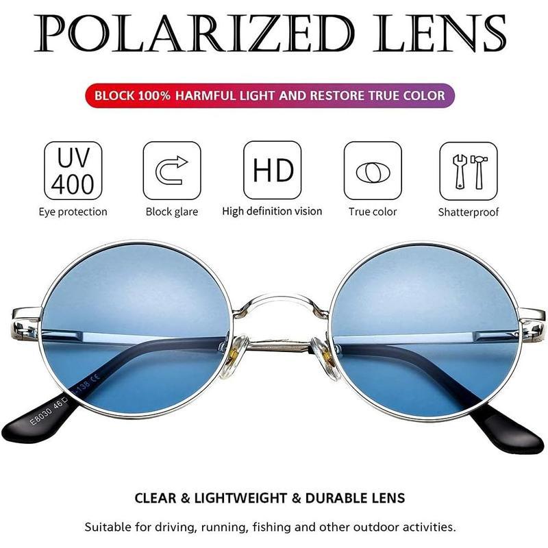 Retro Heart-Shaped Polarized Sunglasses UV Protection