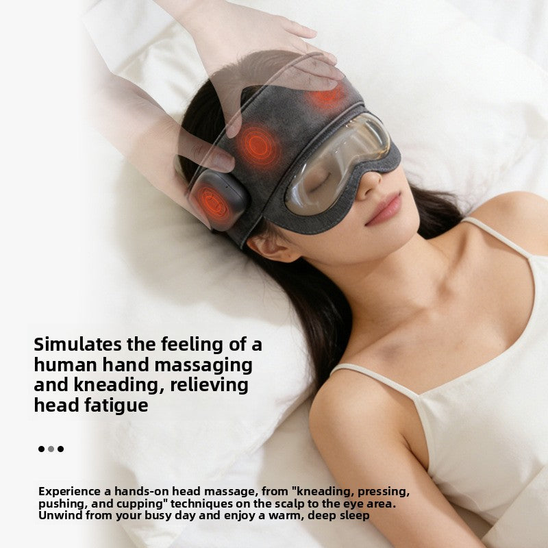 Head and Eye Massager with Heating Function