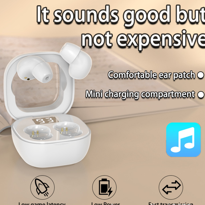 Wireless Noise-Cancelling Mini Bluetooth Earphones