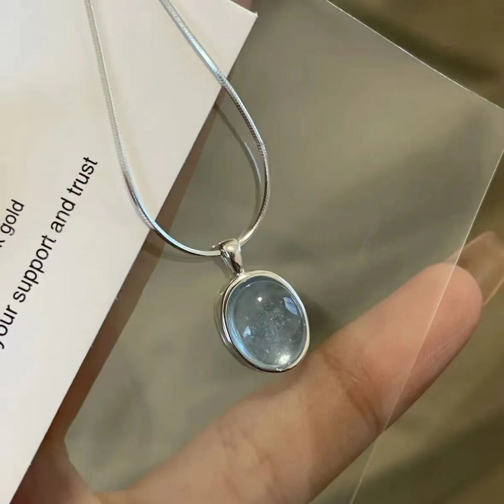 Moonstone Aquamarine Necklace