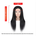 Human Hair Styling Mannequin Head with Shoulder