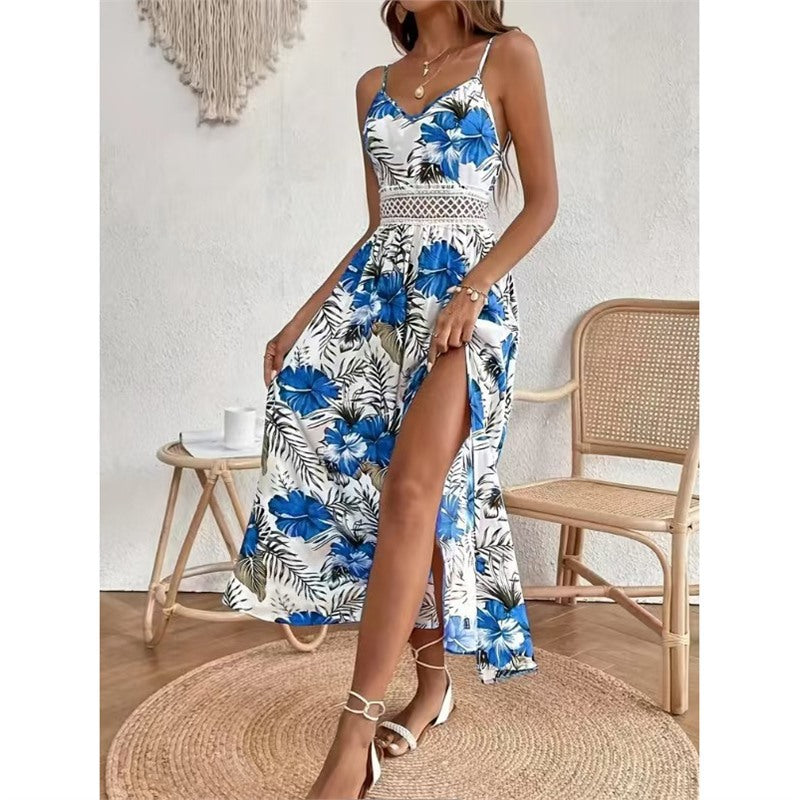 Floral Print Sleeveless Dress
