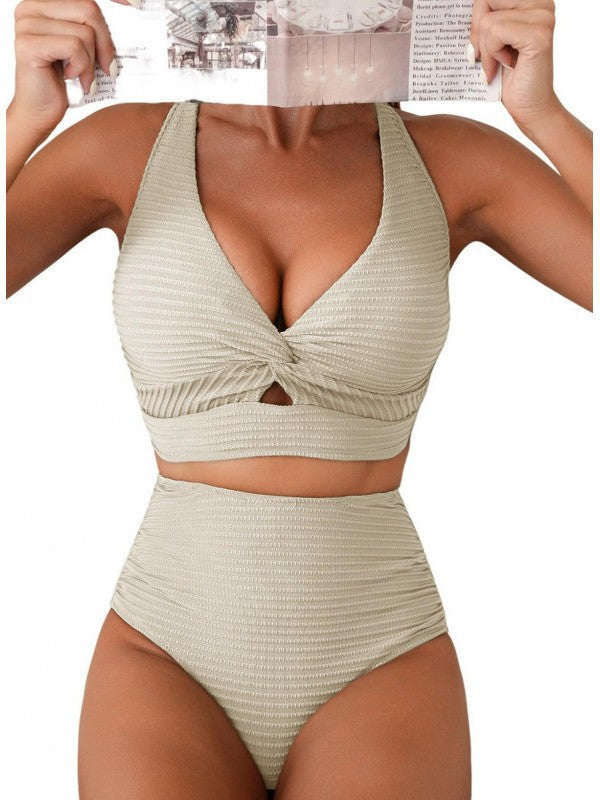 Womens Ribbed Bikini Swimsuit