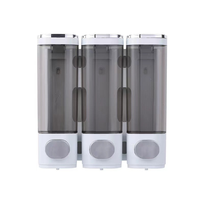 Wall Mounted Three Head Manual Soap Dispenser