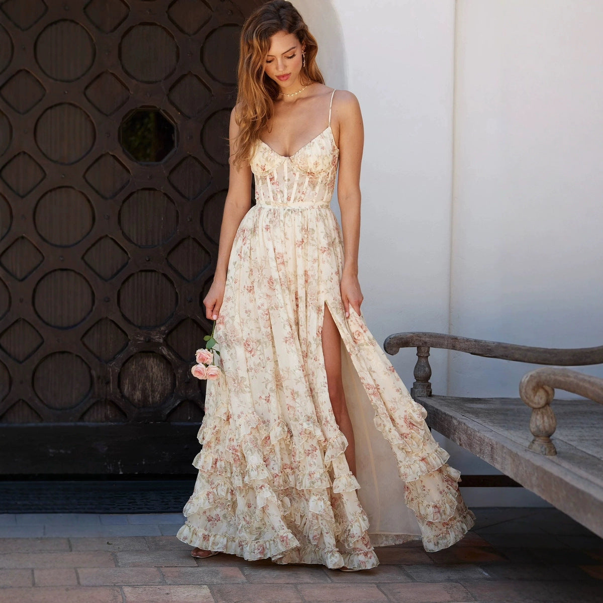 Floral long dress