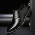 Classic Brogue Leather Shoes for Men