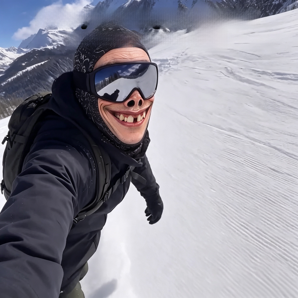 Outdoor cycling face protection and windproof headgear