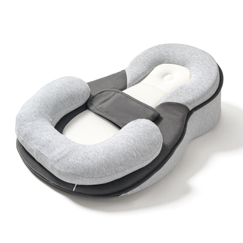 Sloping pad baby recliner to prevent spitting up milk