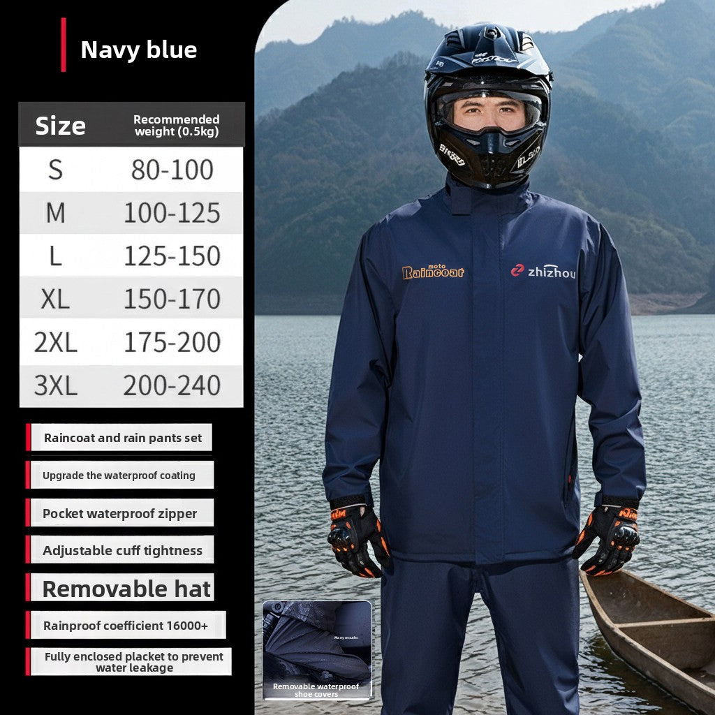Special raincoat for delivery riders, rainproof and detachable design