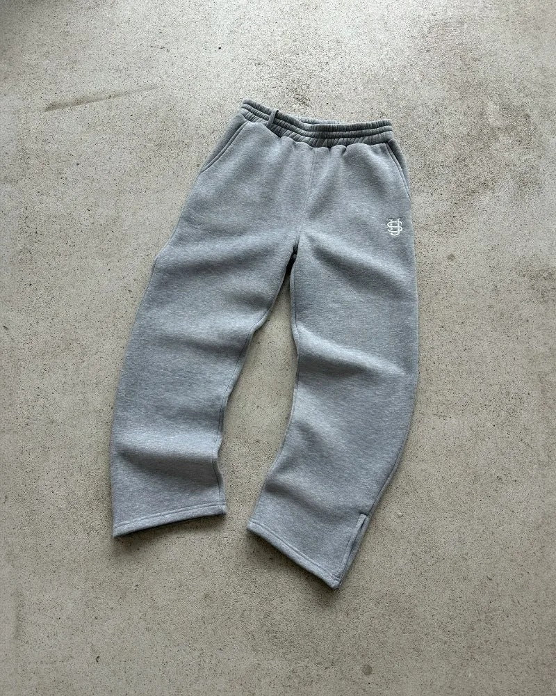 Fleece-Lined Hooded Tracksuit Set