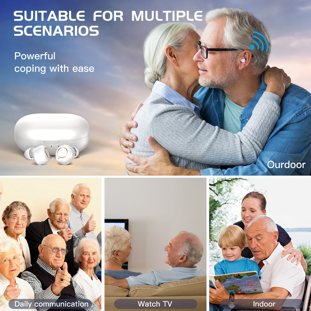 CIC Hearing Aid with Magnetic Charging