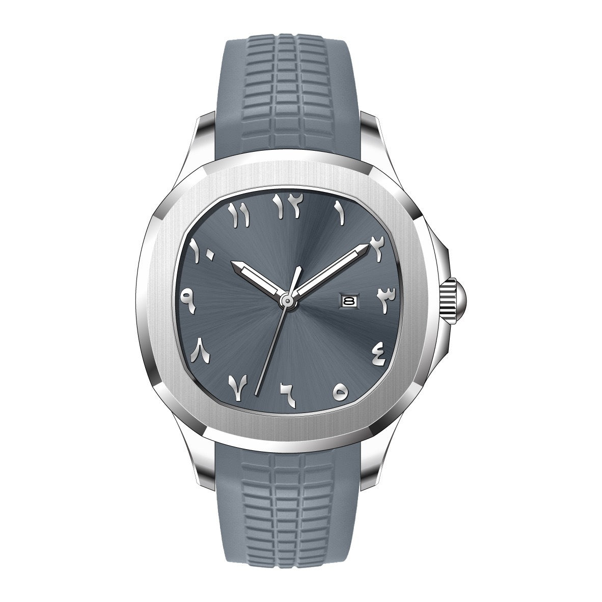 Classic Waterproof Quartz Watch with Silicone Strap