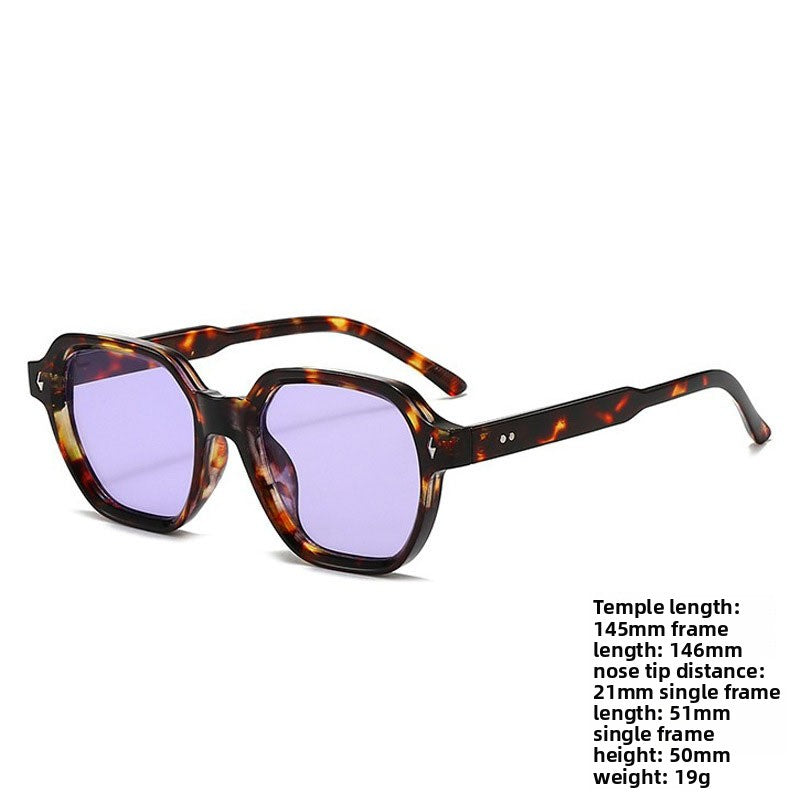 UV400 Protection Square Frame Sunglasses