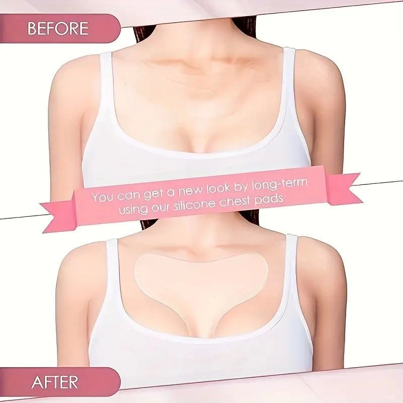 Transparent Anti-Wrinkle Silicone Patch for Facial Lifting