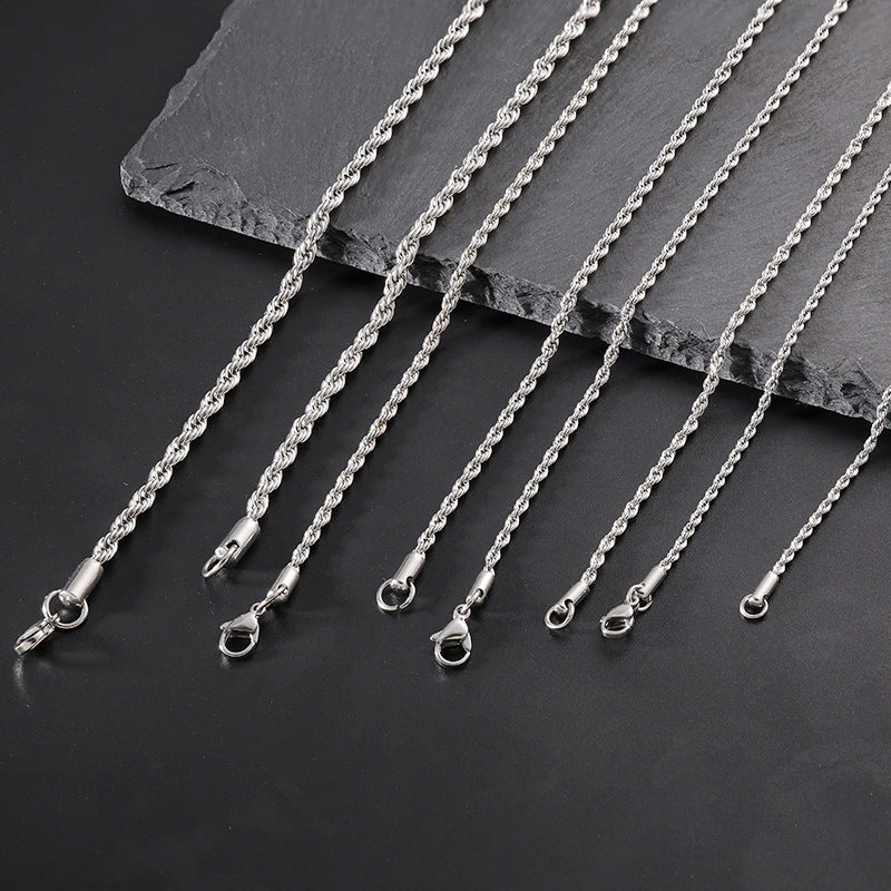 Twisted Hemp Necklace with Fade-Resistant Design ? Unique Hemp Cord Naked Necklace
