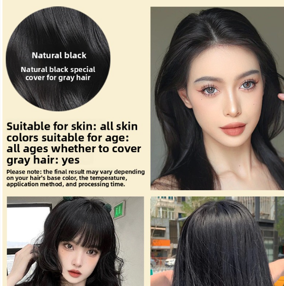 Plant-Based Bubble Hair Dye for Gray Coverage