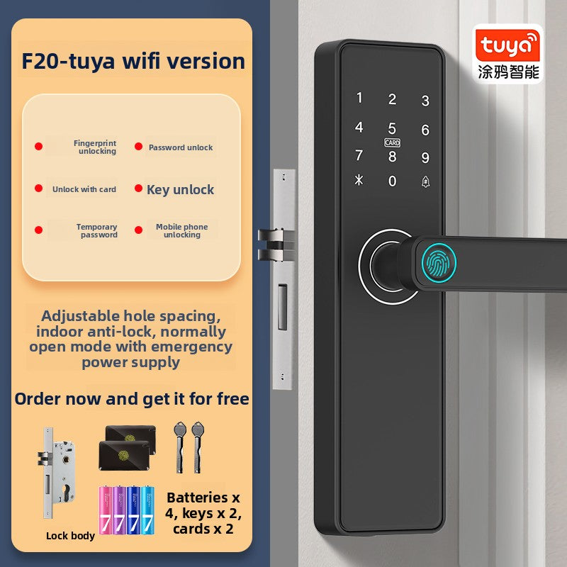 Indoor Wooden Door Smart Lock