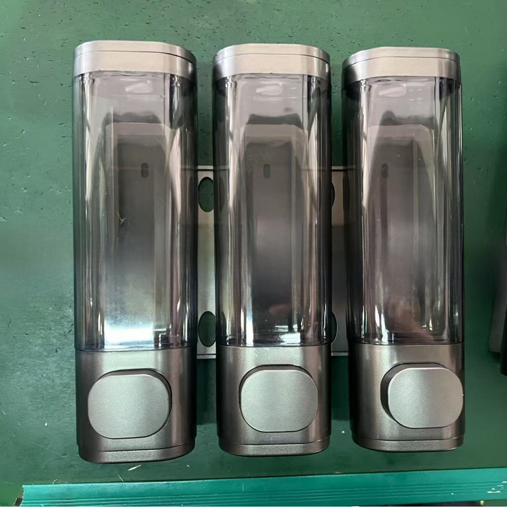 Wall Mounted Three Head Manual Soap Dispenser