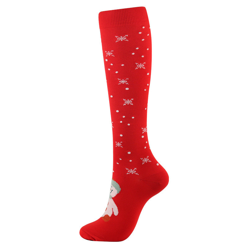 Christmas Compression Socks with Festive Designs