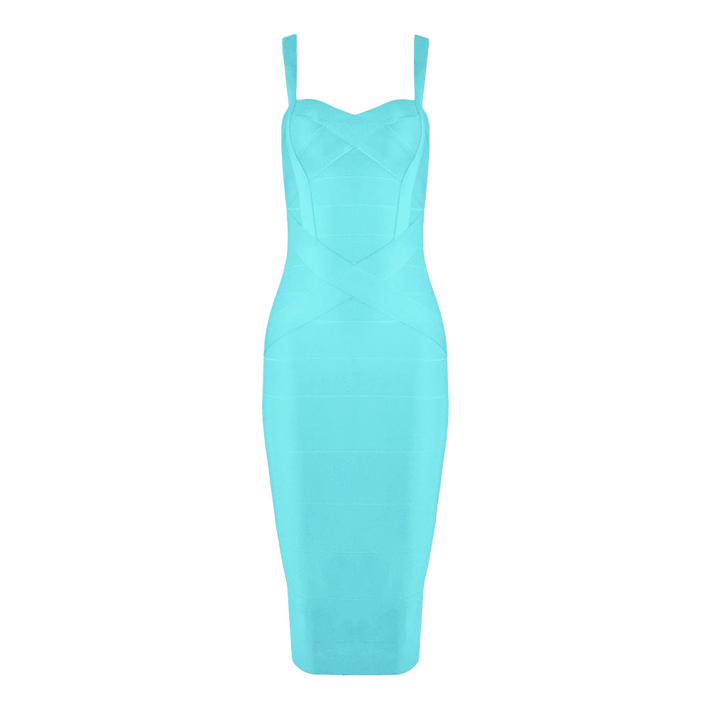 Sleeveless Bandage Bodycon Dress