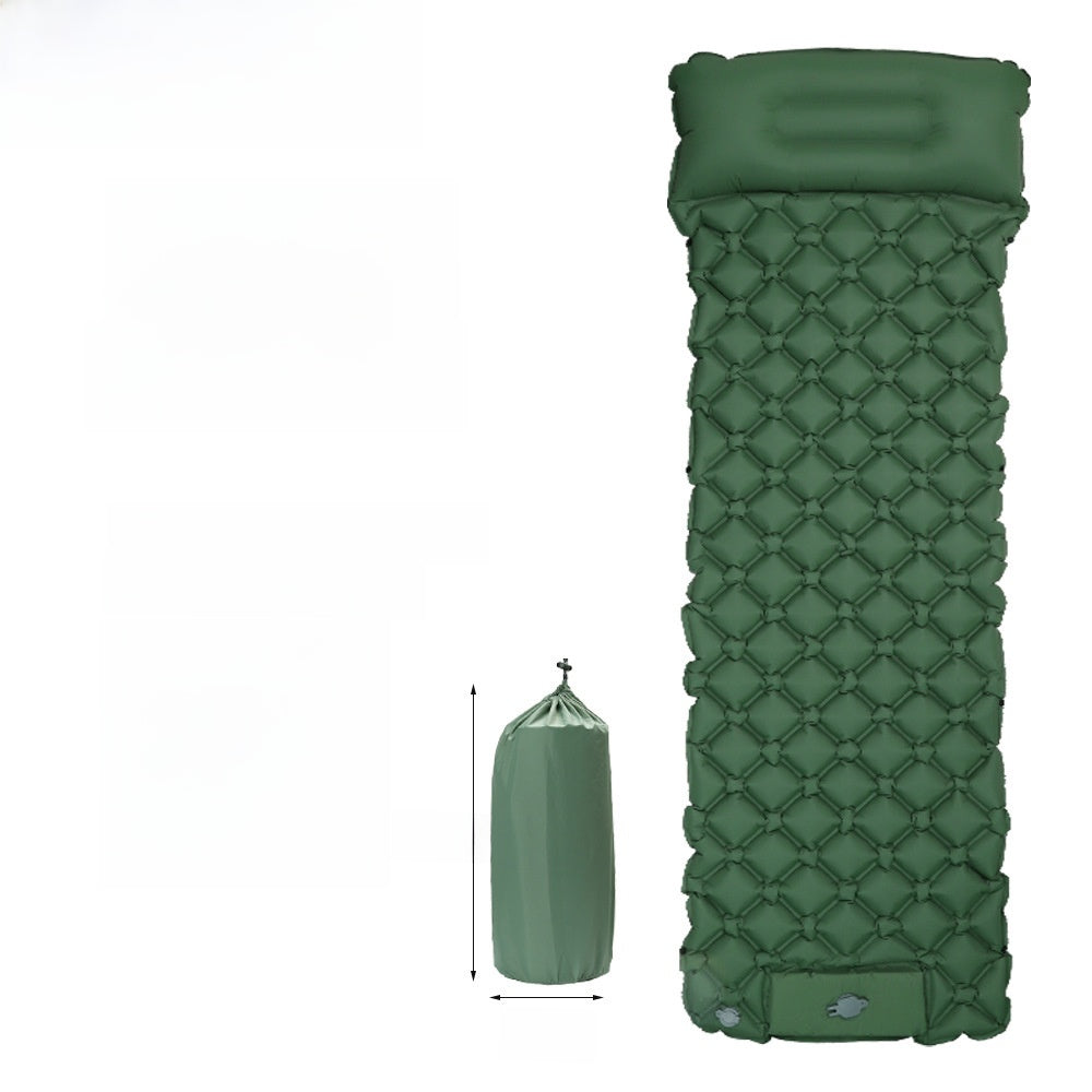Ultra-Light Foot-Operated Automatic Inflatable Camping Mattress with Pillow