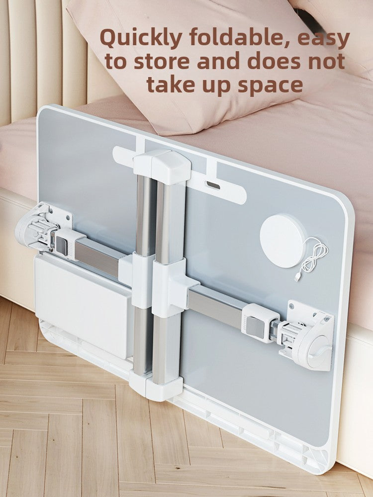 Adjustable Foldable Laptop Bed Desk with USB Port