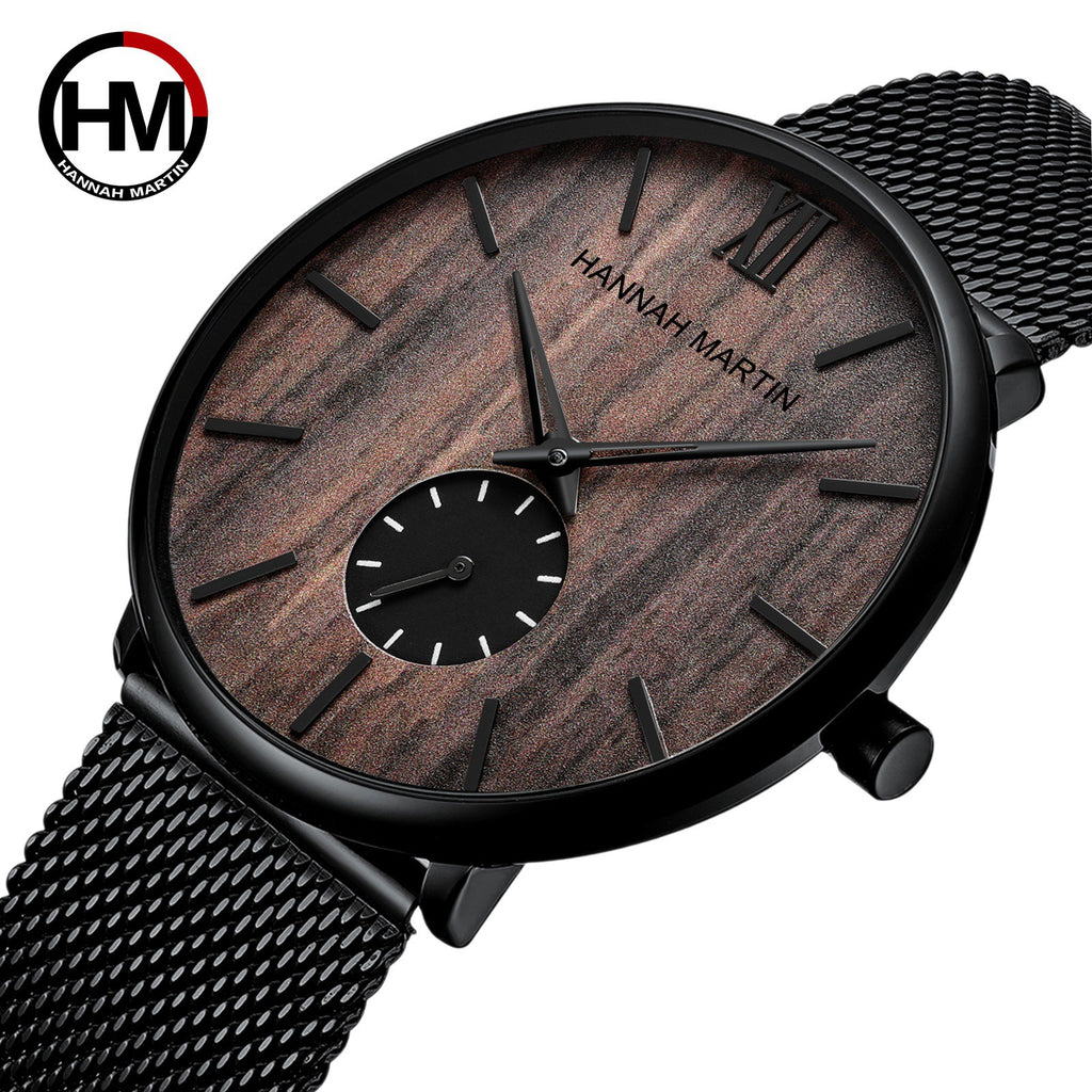 Men's Natural Wood Dial Quartz Watch