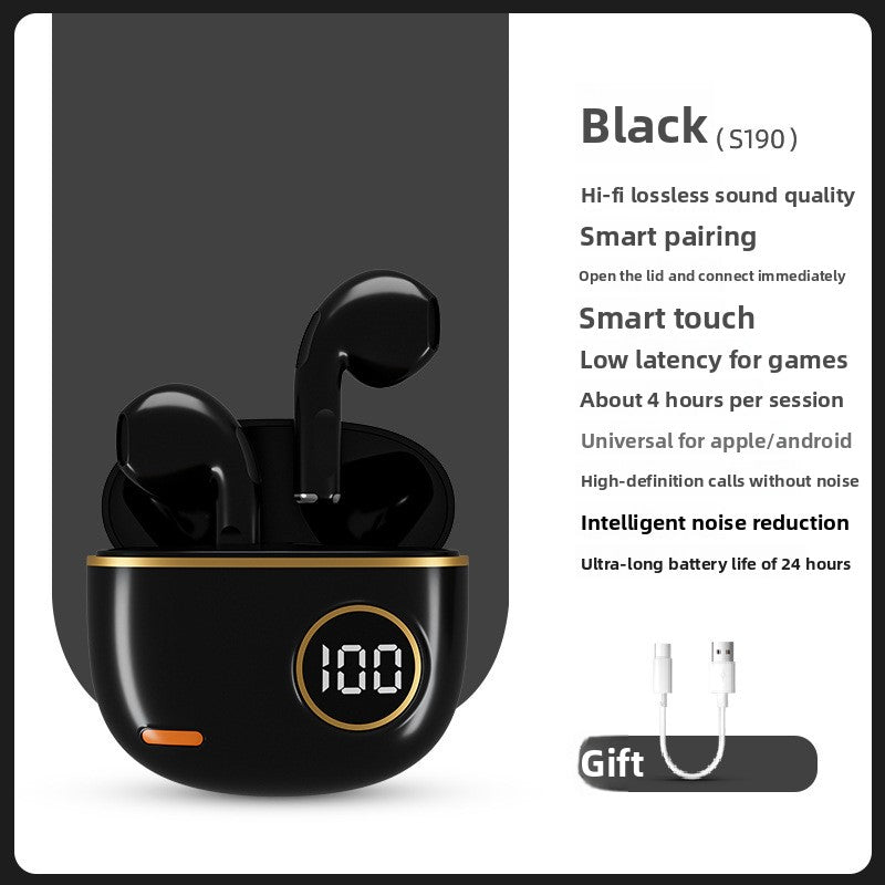 Wireless Bluetooth Earphones with Digital Display