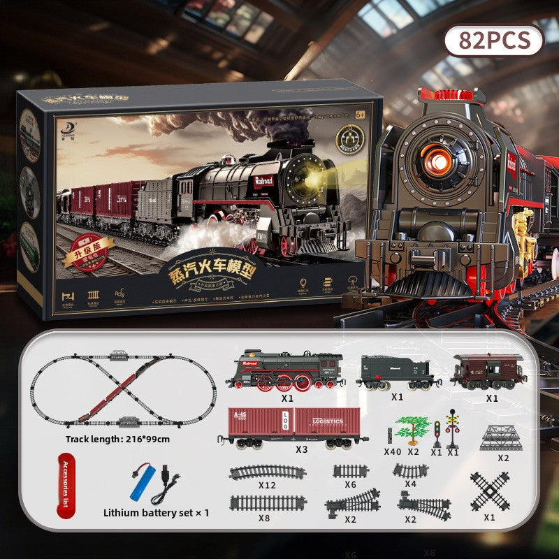 Christmas electric remote control train toy