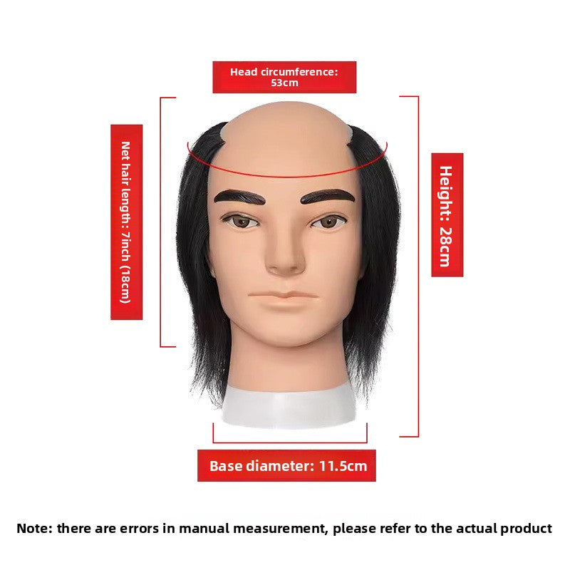 Human Hair Styling Mannequin Head with Shoulder