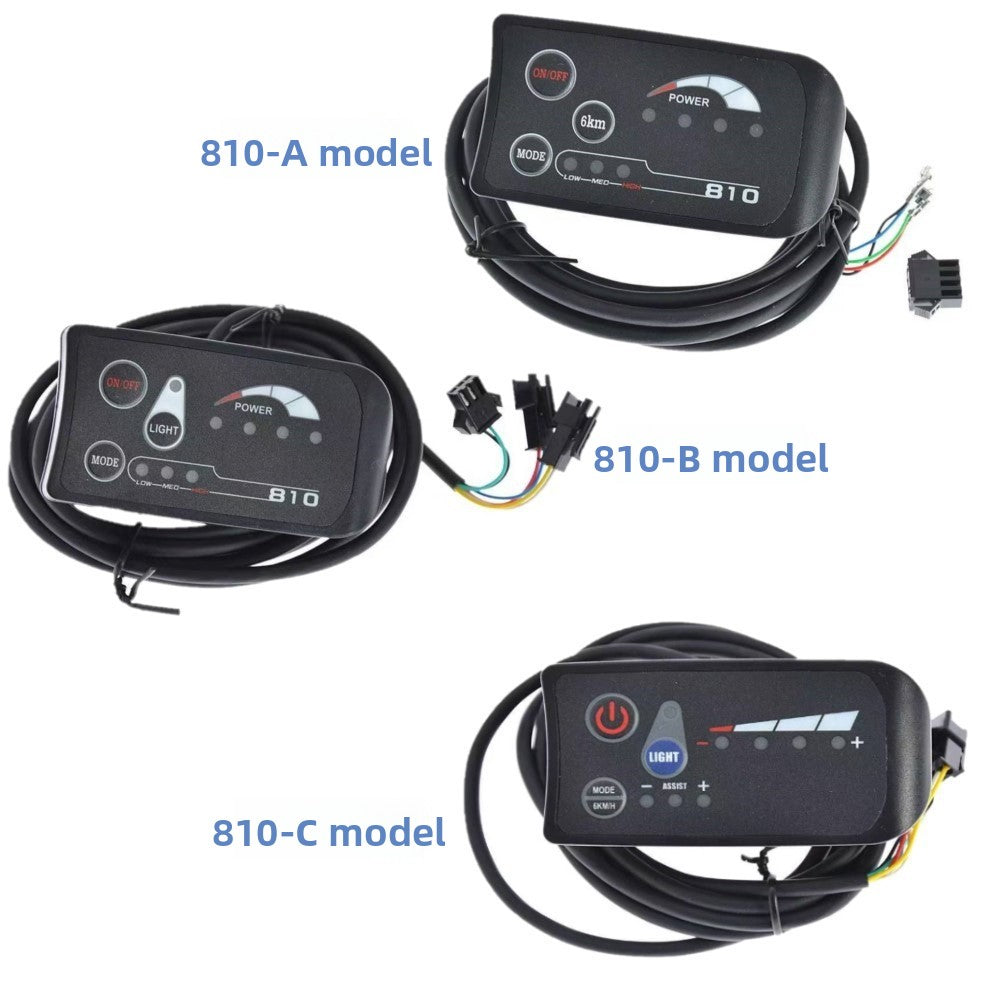 810 LED Display Instrument with Gear Shift