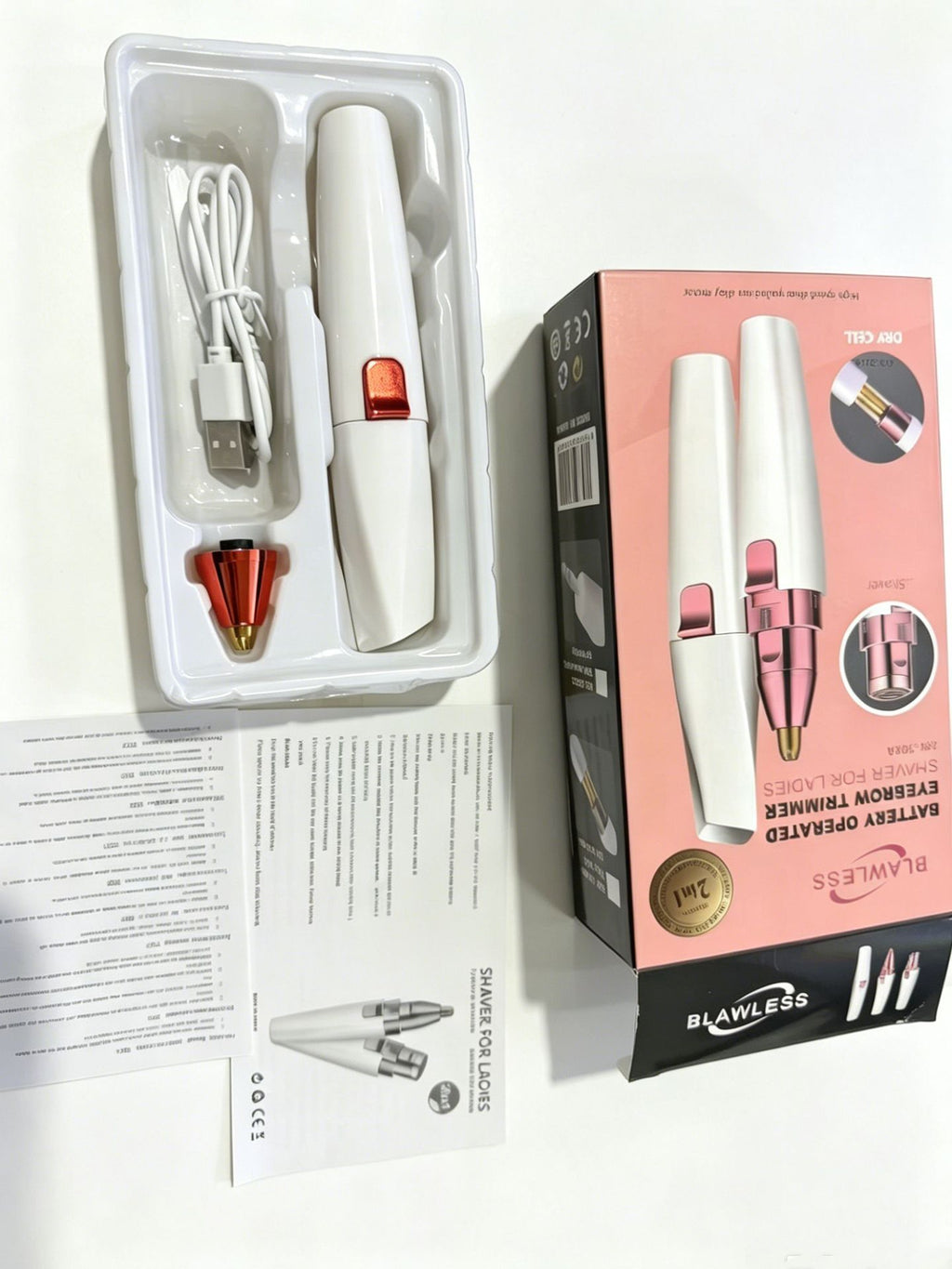 Portable Eyebrow Trimmer Hair Removal Device