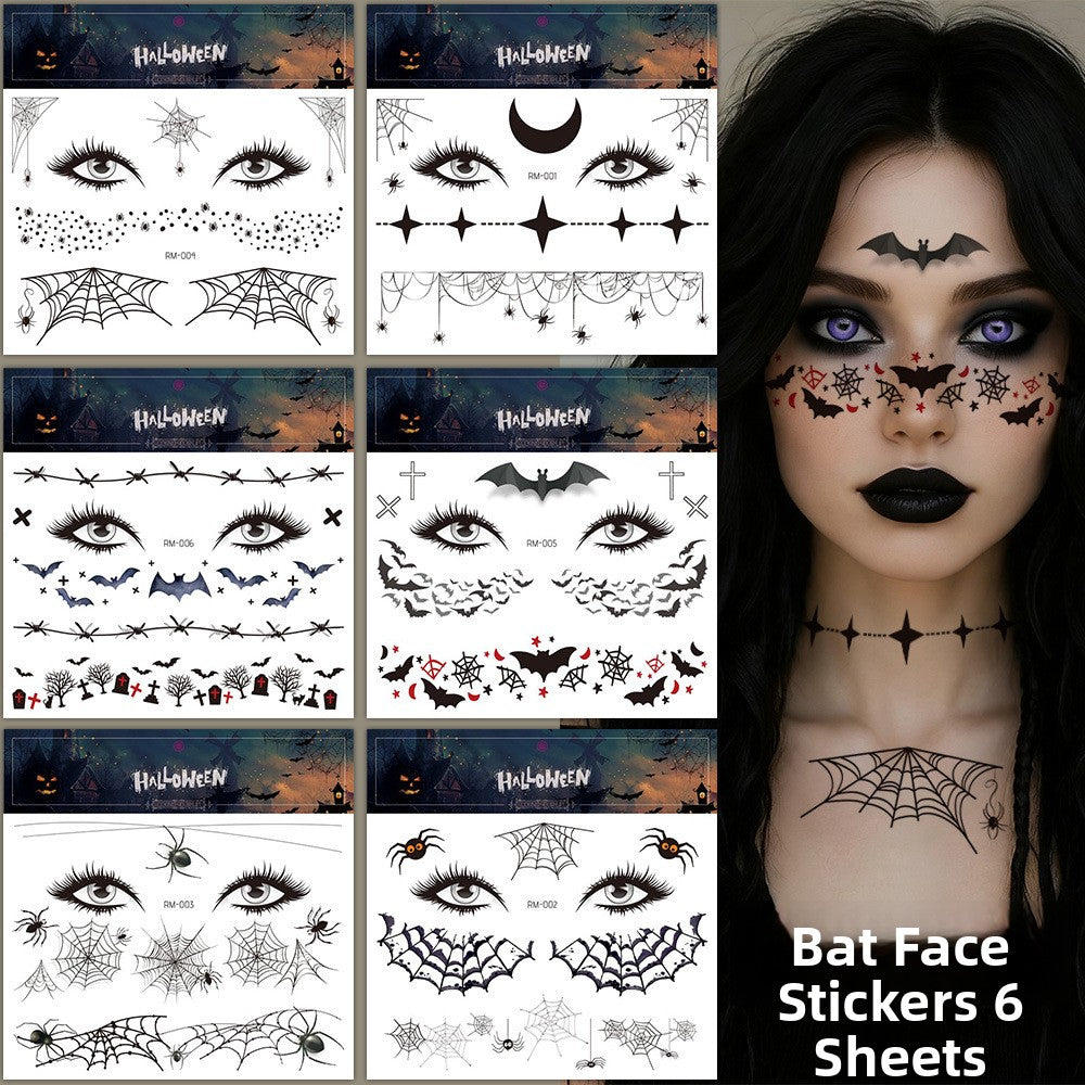 Halloween Scar Face Stickers Horror Makeup Set