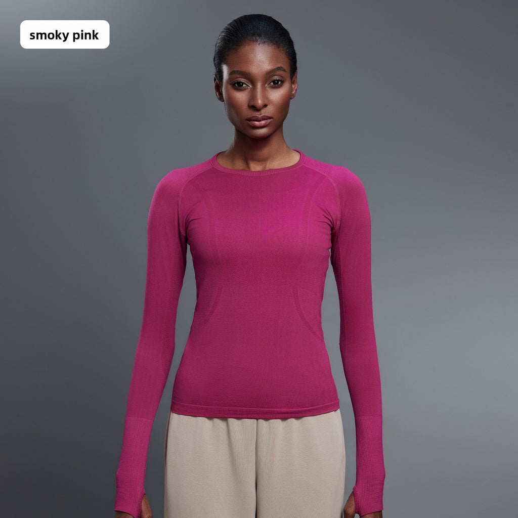Seamless yoga top