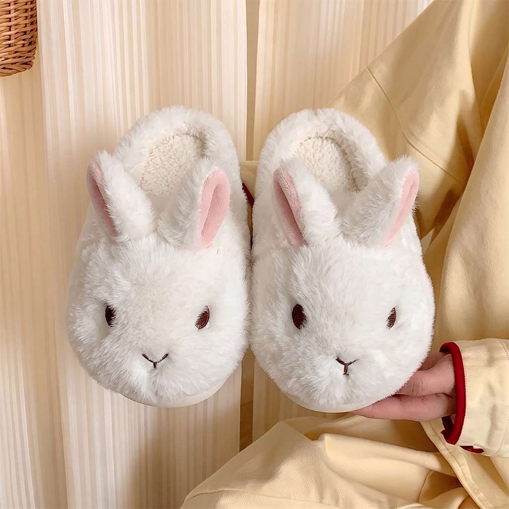 Women's winter indoor soft-soled warm plush slippers