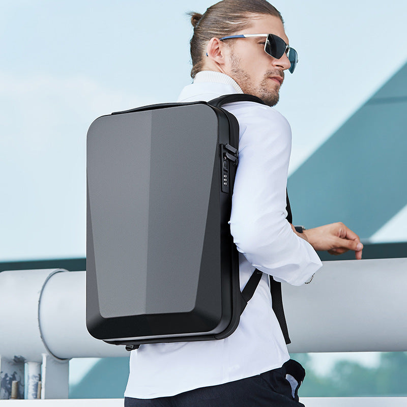 PC Hard Shell USB Charging Backpack