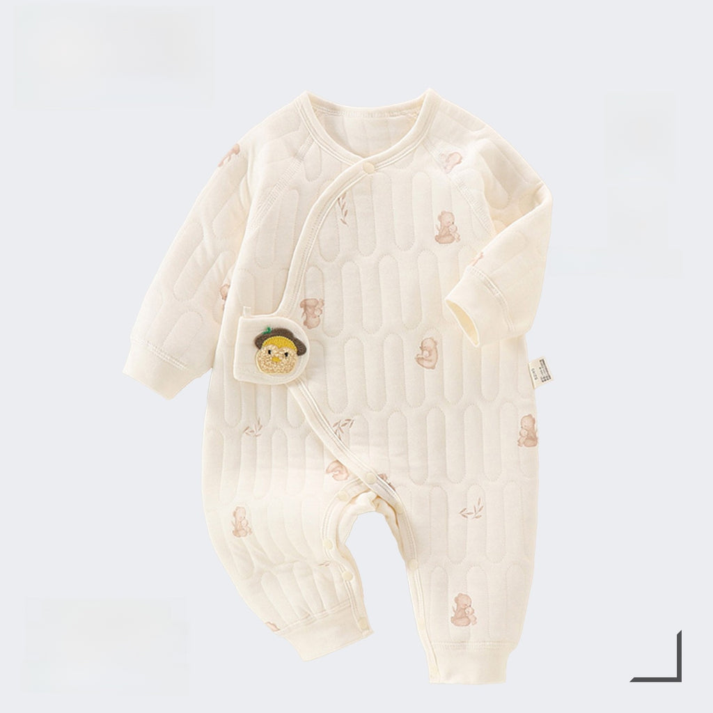 Baby Quilted Jumpsuit Winter Warm Clothing