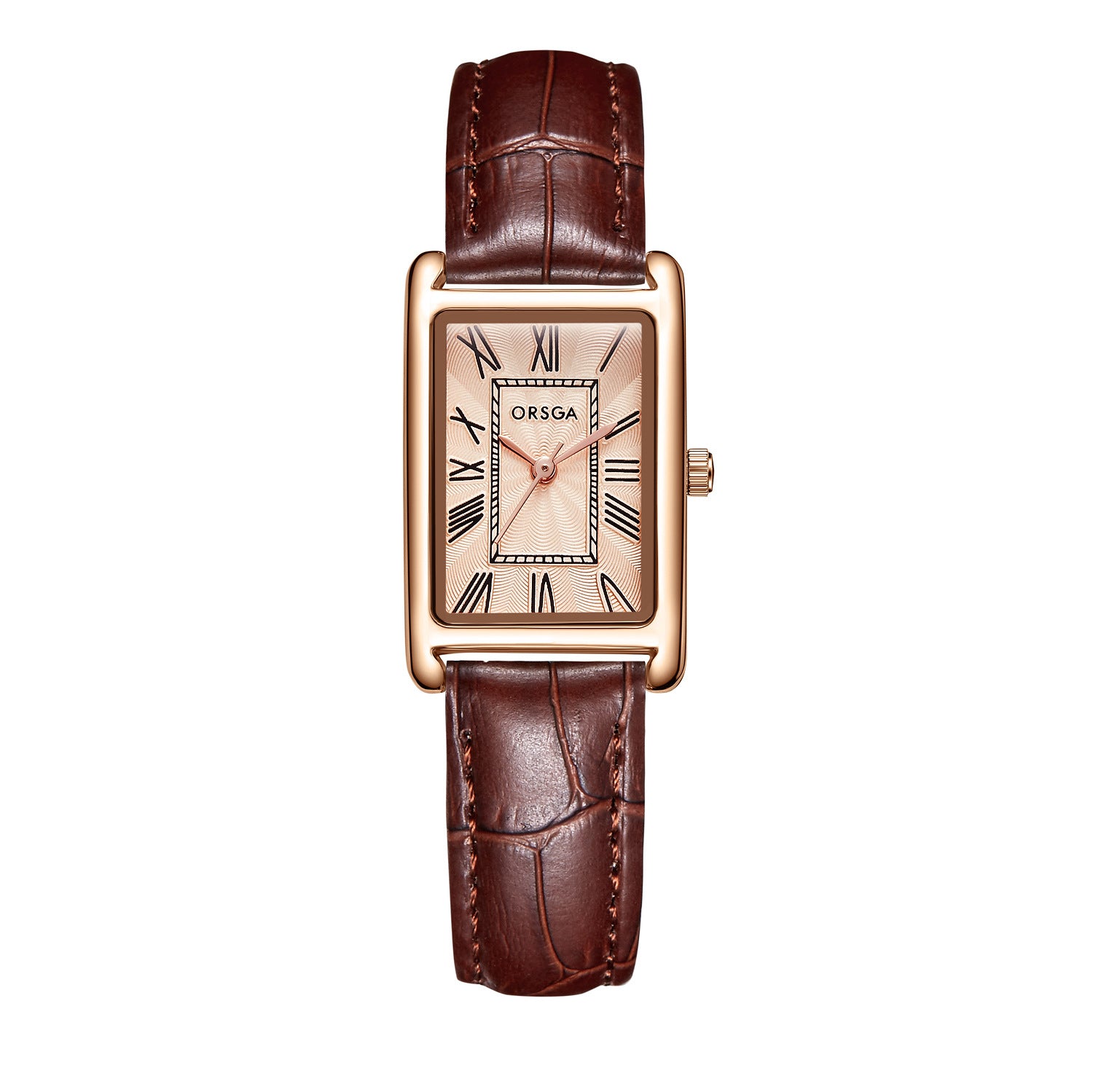 Women Square Stainless Steel Quartz Watch