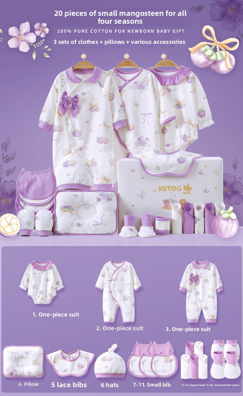 Newborn gift set with baby clothes