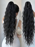 Synthetic Hair Ponytail with Claw Clip