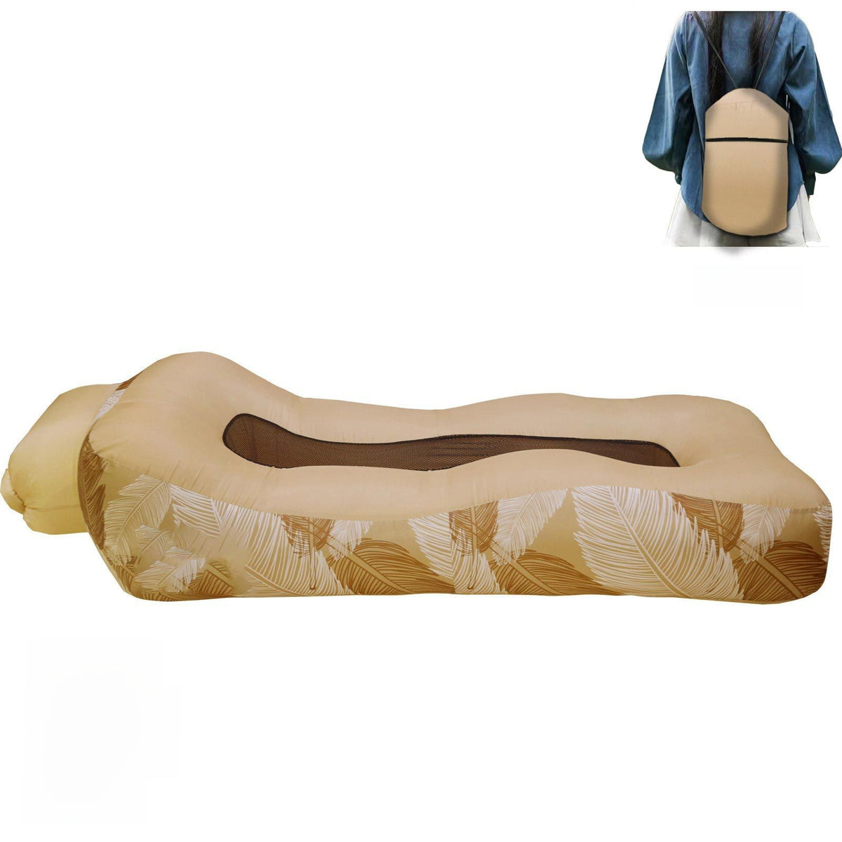 Inflatable bed travel portable camping