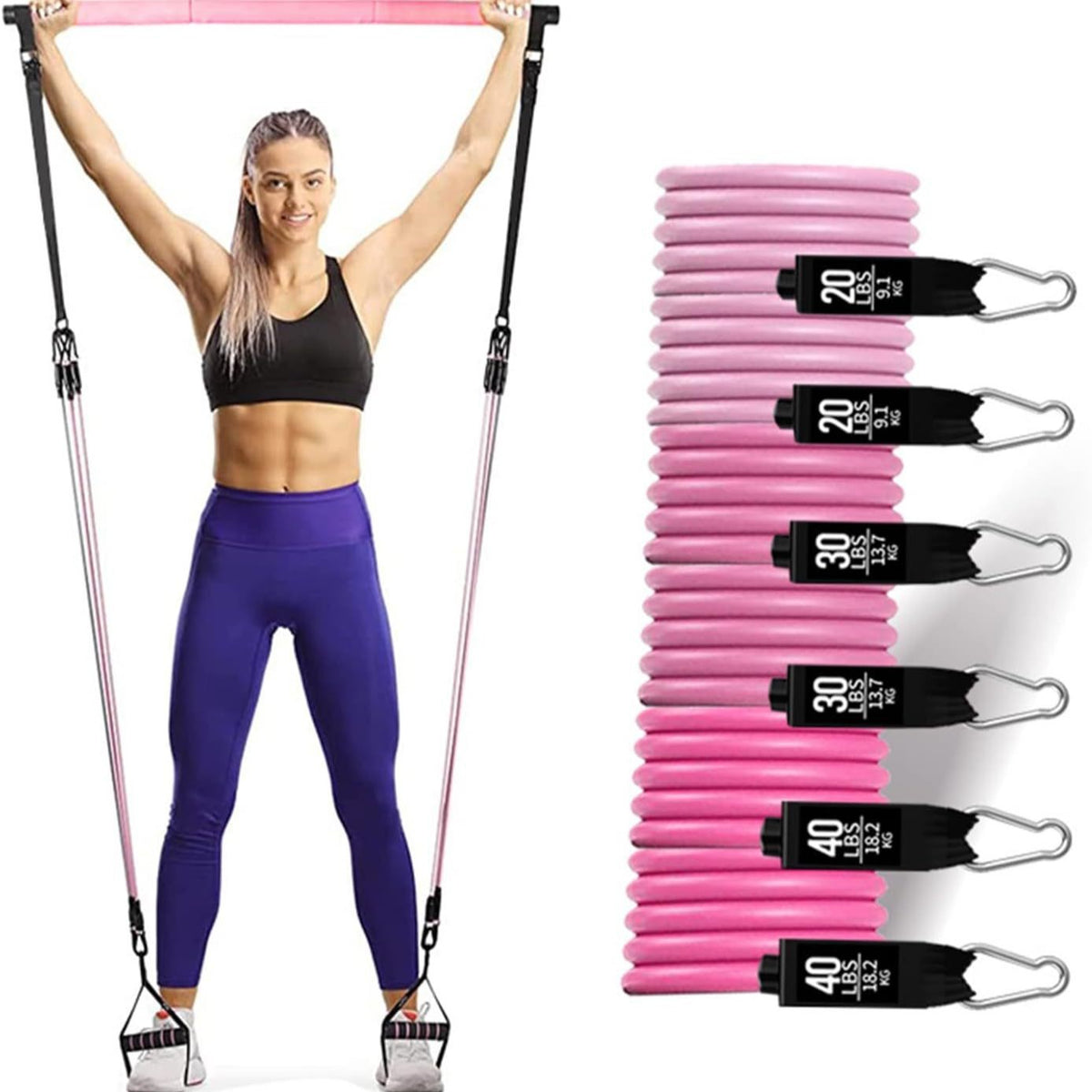 Yoga Resistance Band Set
