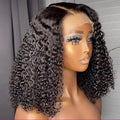 Lace Front Wig with Transparent Front, Adhesive-Free, High-Definition Human Hair