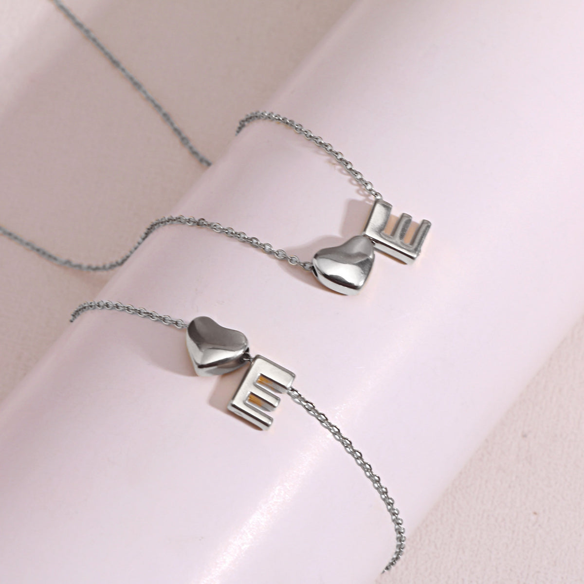 Heart Pendant Titanium Steel Necklace