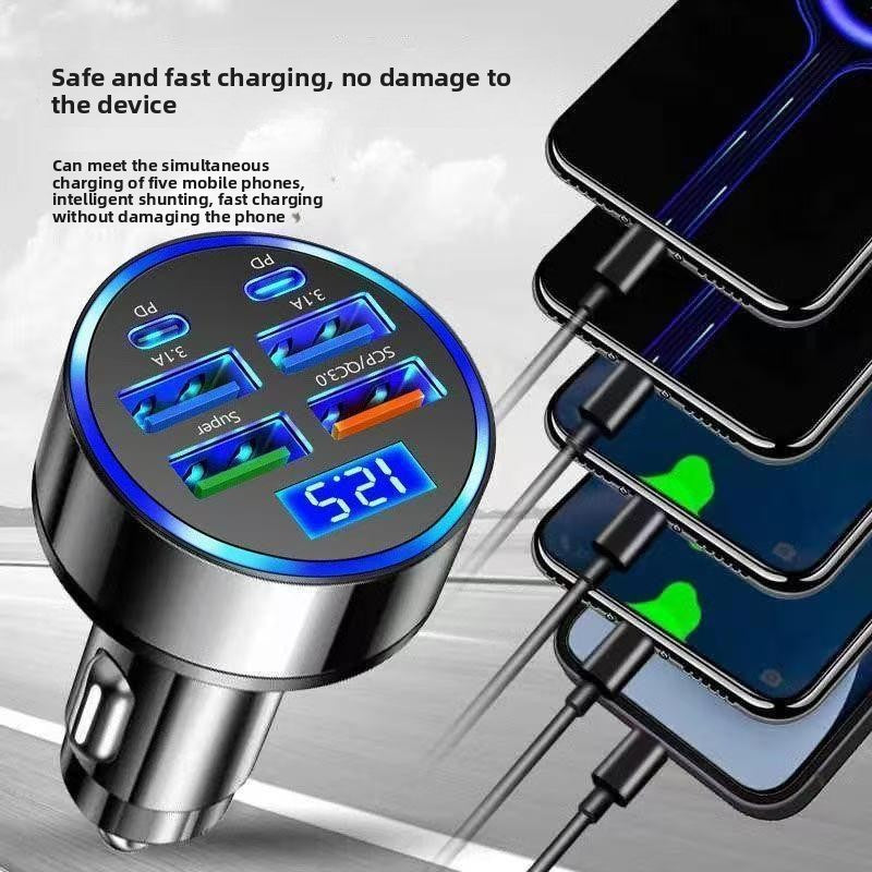 Multi-Port Car Fast Charger