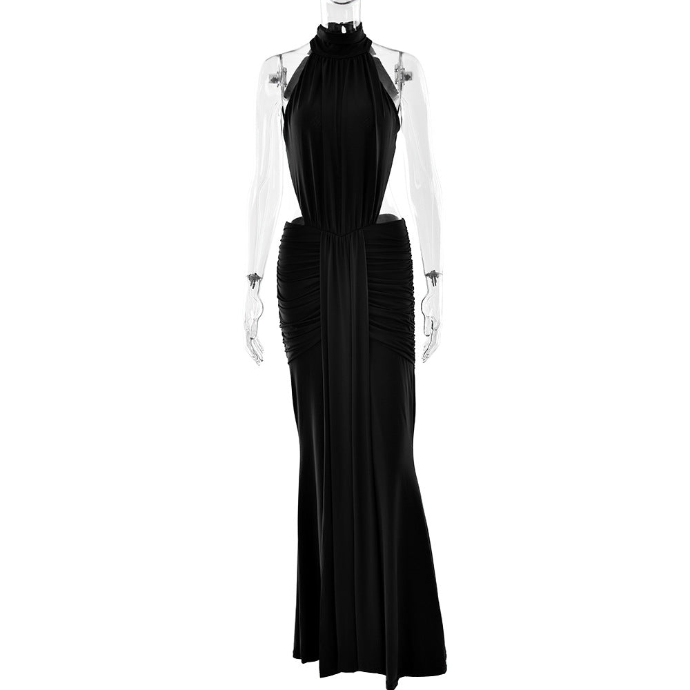 Elegant Backless Mermaid Evening Gown