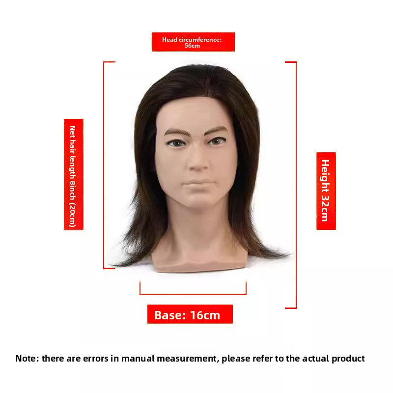 Human Hair Styling Mannequin Head with Shoulder