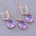 Minimalist Geometric Earrings and Necklace Set