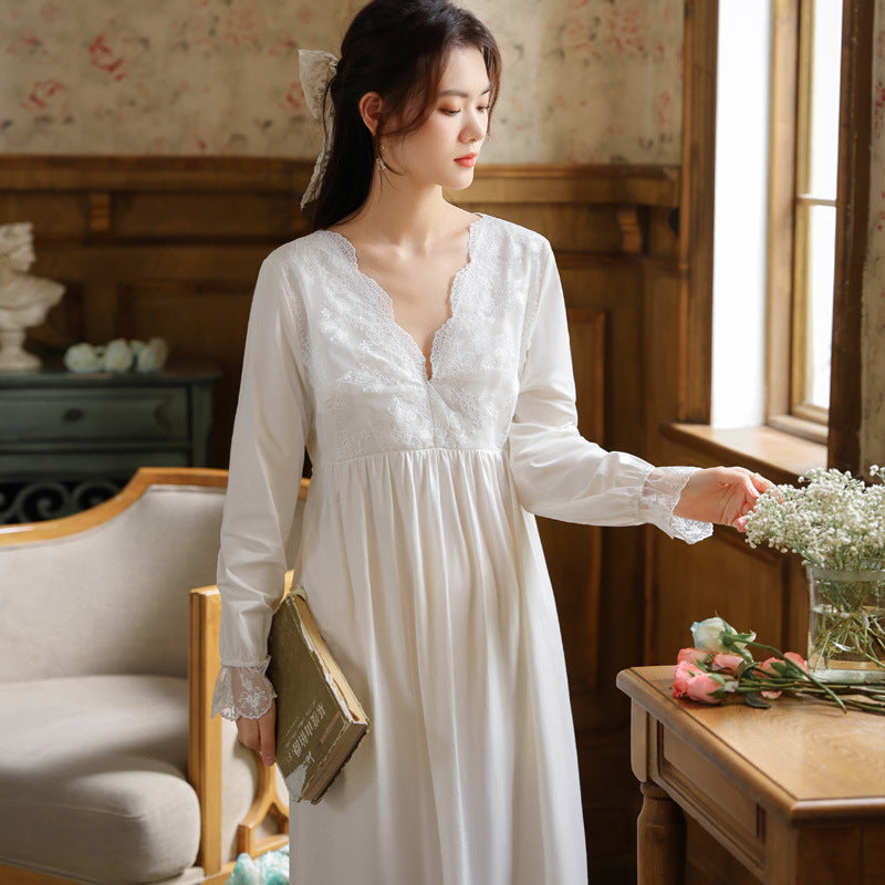 Womens Long Sleeve Nightgown