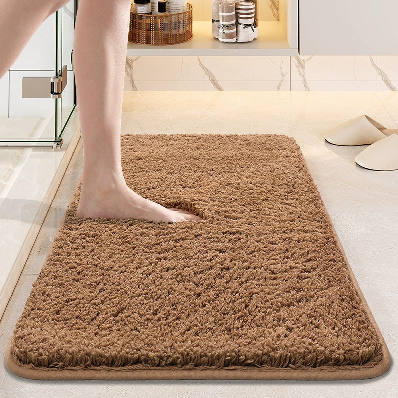 Absorbent Anti-Slip Plush Bath Mat